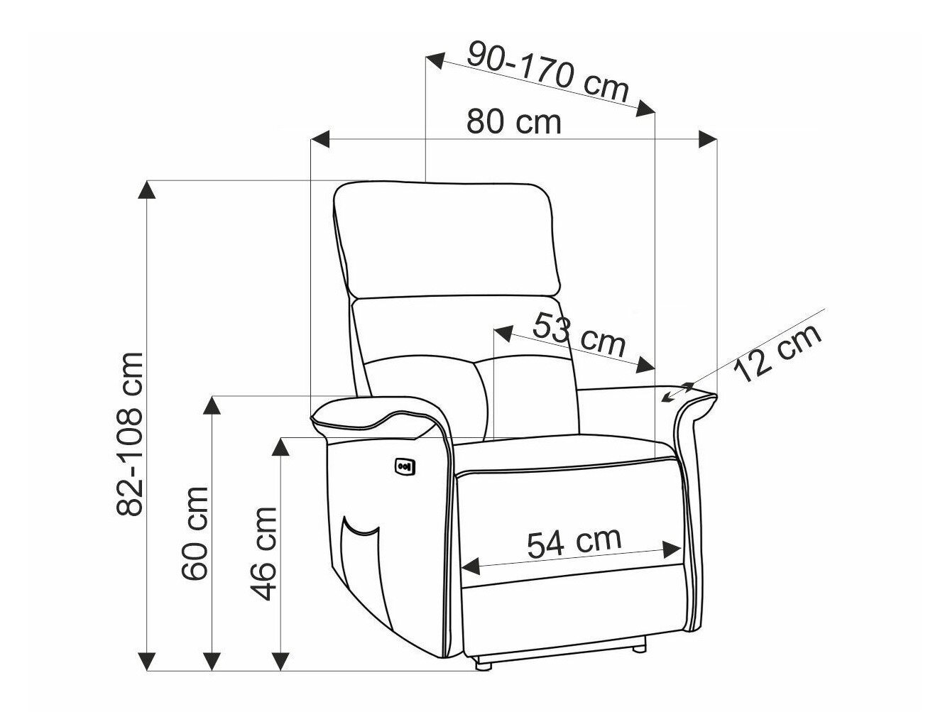 Hvilestol Houston 1979 (Beige)