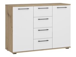 Ladekast Houston 1977 (Wit + Artisan eiken)