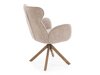 Stoel Houston 2041 (Beige + Notenhout)