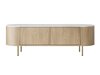 TV-bord Comfivo Livtena 102 (Hvid marmor + Gylden)