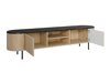 TV stol Comfivo Livtena I (Bijeli mramor + Zlatna)