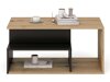 Salontafel Houston 1991 (Zwart + Artisan eiken)