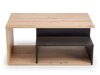 Salontafel Houston 1991 (Zwart + Artisan eiken)