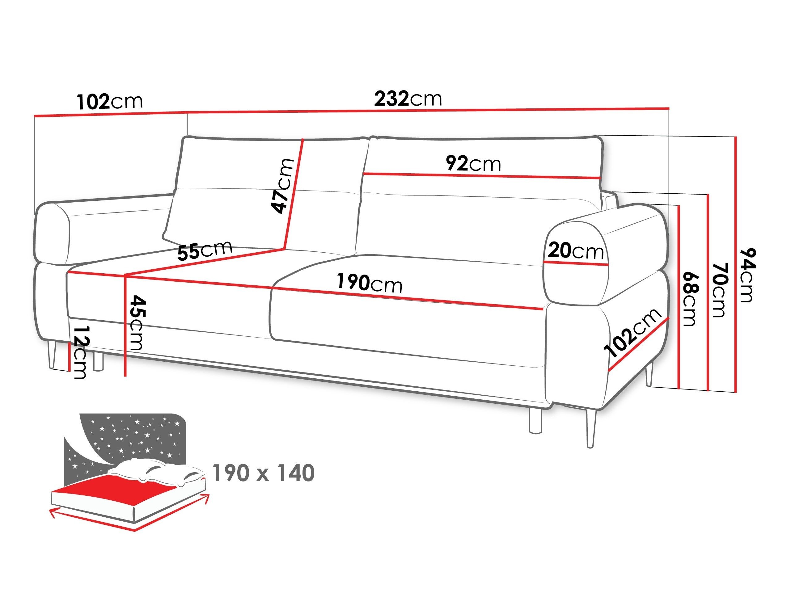 Sovesofa ComfiDream 199 (Blur 2)