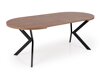 Tafel Houston 1495 (Notenhout + Zwart)