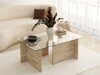 Klubska mizica Asheboro 176 (Svetla Travertine)