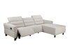 Colțar cu recliner Denton 1487 (Crem)
