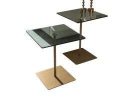 Conjunto de mesas auxiliares Kailua 2639 (Dorado + Verde)
