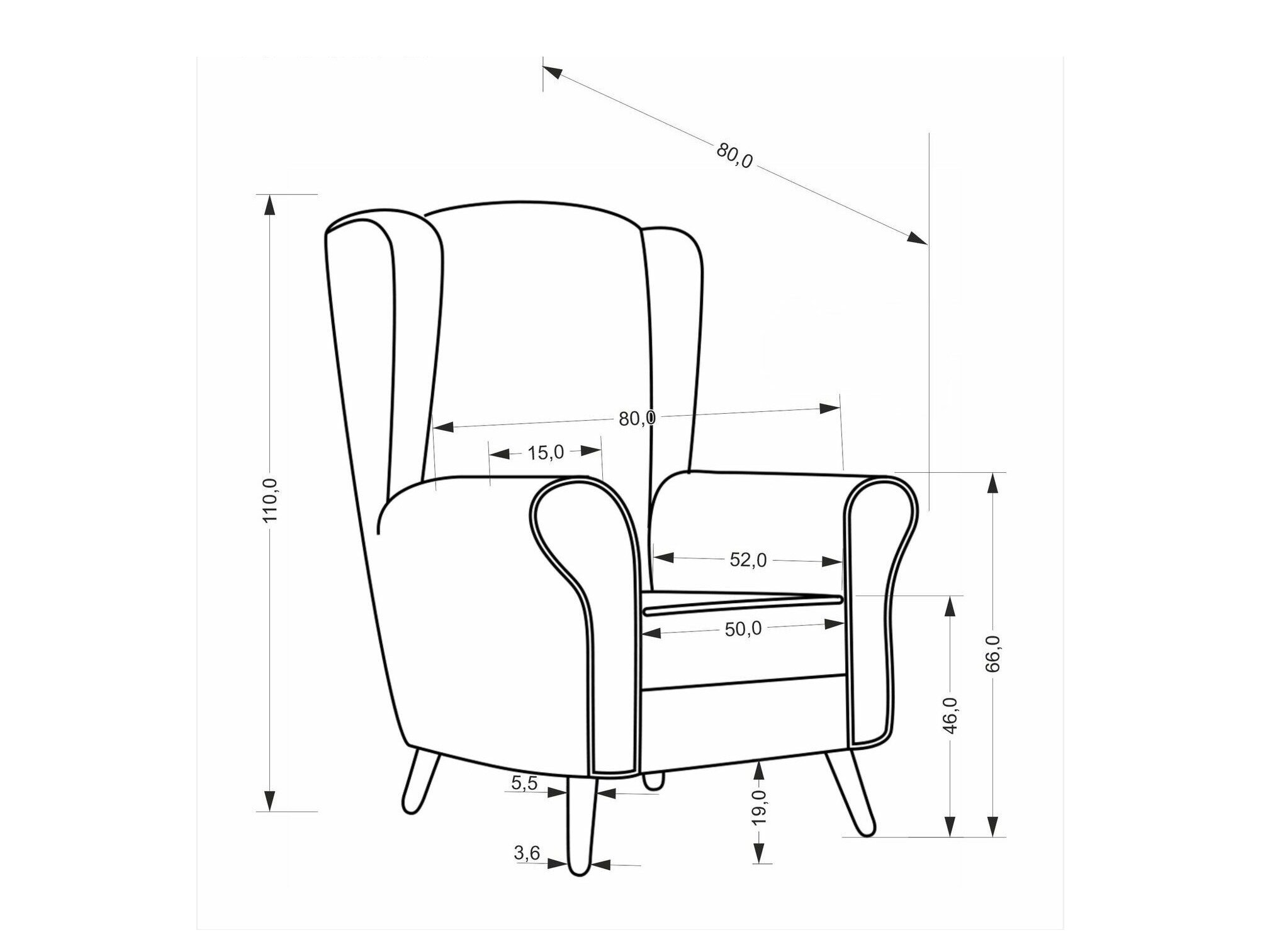 Fauteuil Houston 1929 (Groen)
