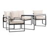 Buiten meubilair set Dallas 4733 (Zwart + Beige)
