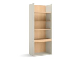 Boekenkast Evareve 103 (Eiken + Lichtbruin)