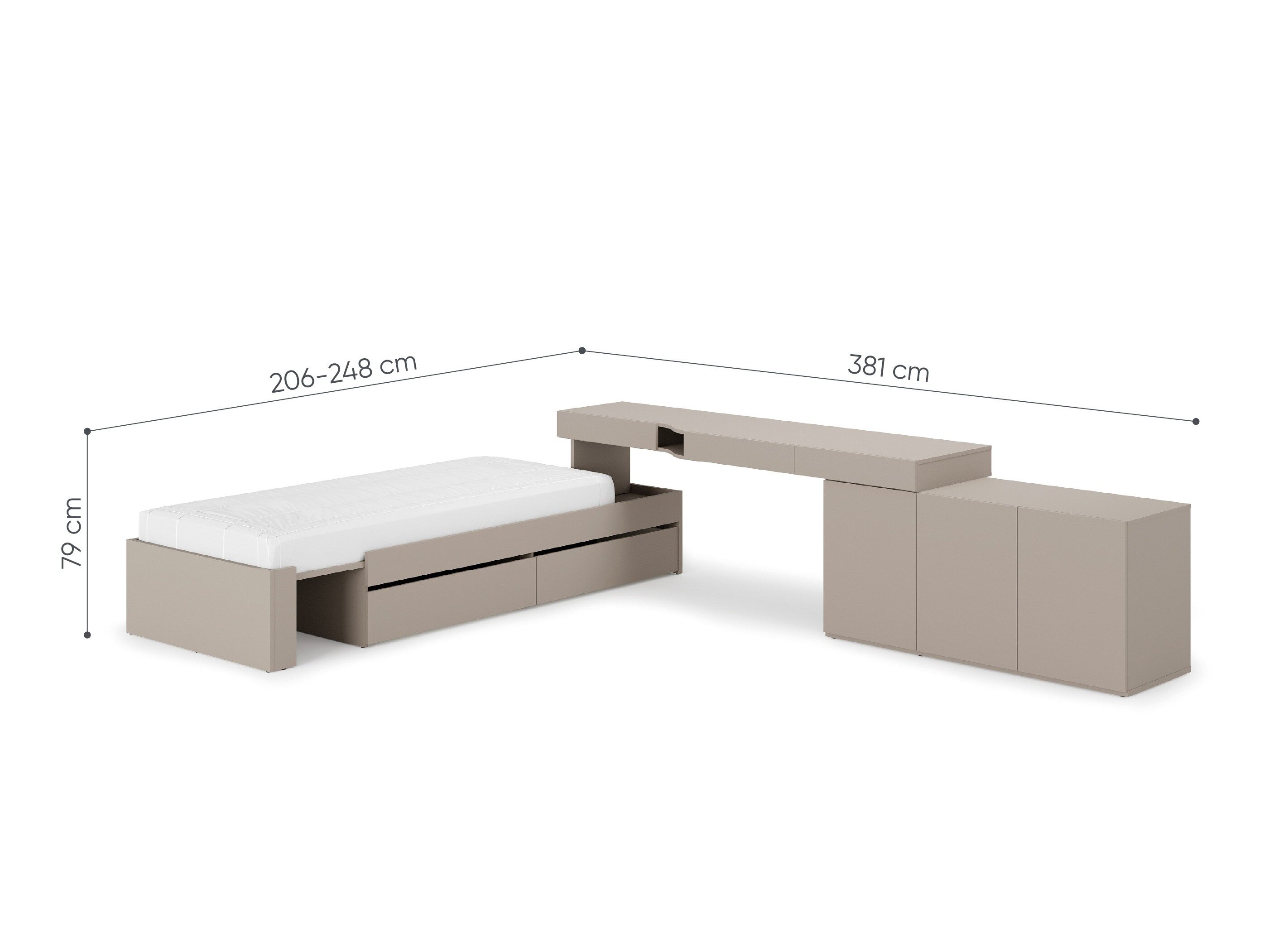 Møbelsæt Evareve 113 (Højre)