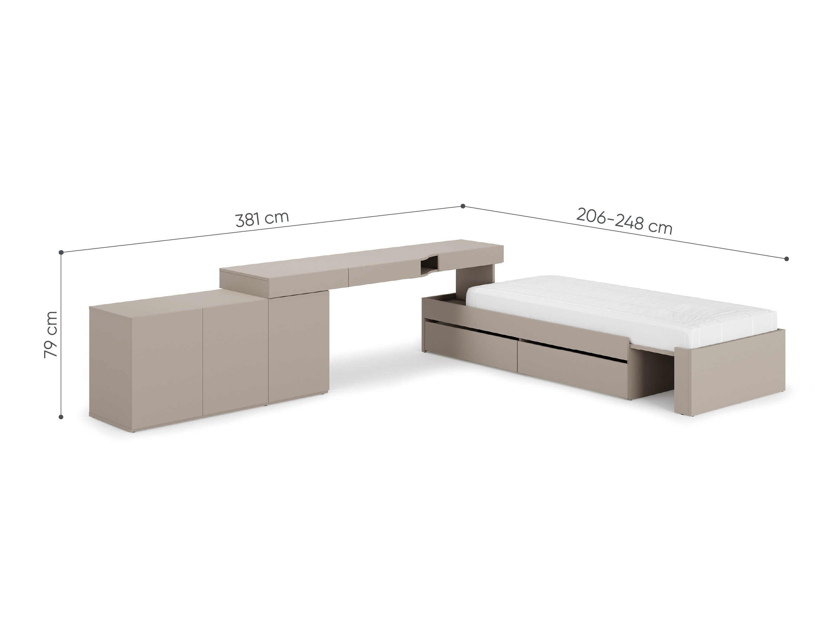 Møbelsæt Evareve 113 (Venstre)