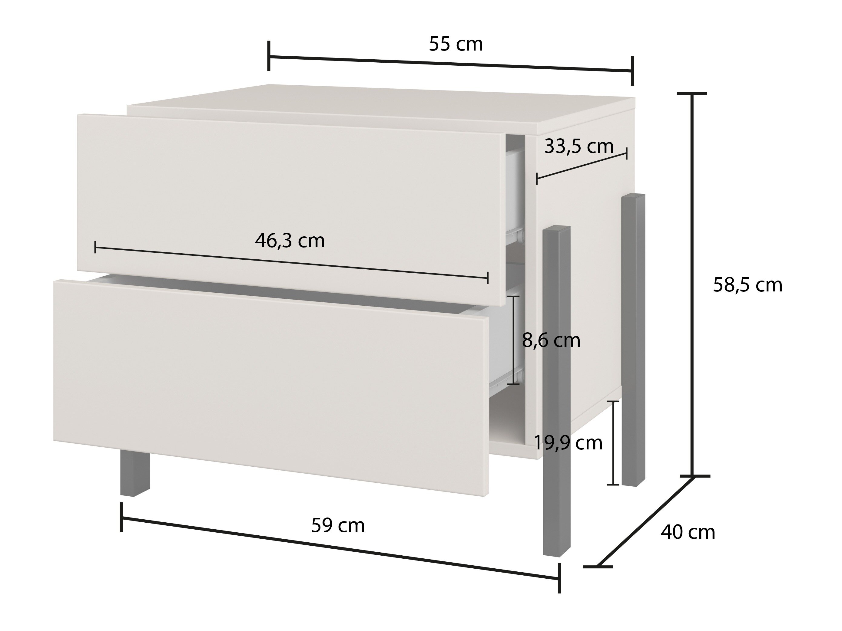 Sengebord Etsore 110