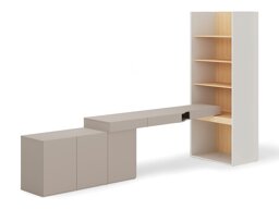 Thuiskantoorset Evareve 118 (Grijs + Eiken)