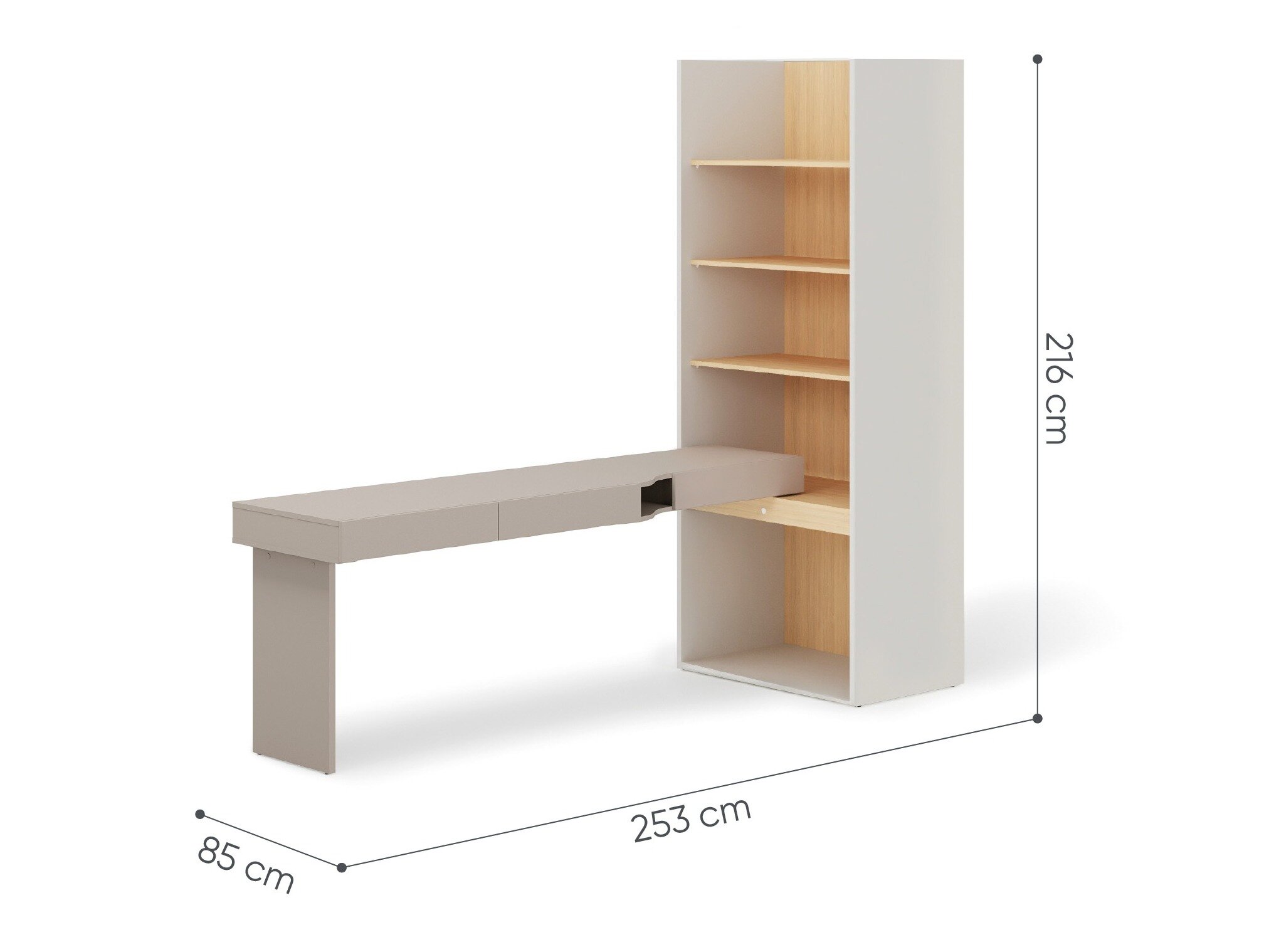 Hjemmekontorsæt Evareve 120 (Venstre)