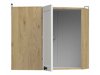Modulaire wandhoekkast Classic White Oak 101