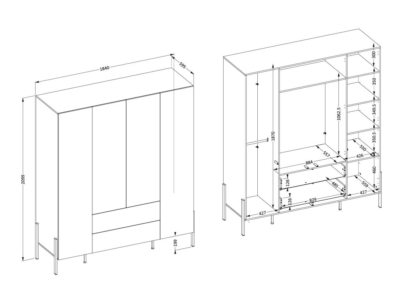 Soveværelsessæt Etsore 115