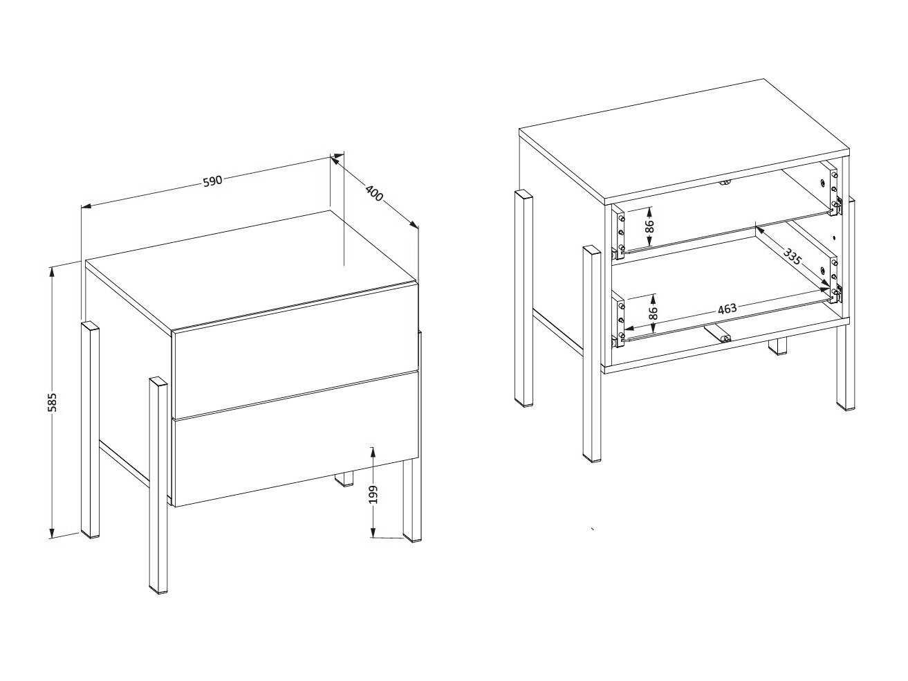 Soveværelsessæt Etsore 114