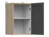 Dulap de perete modular Classic Grey Oak 111