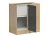 Modulaire hoekkast Classic Grey Oak 115
