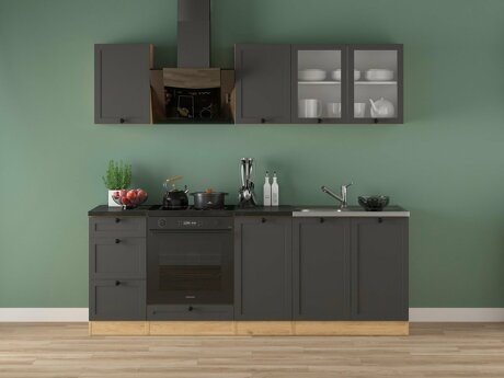 Moduláris konyha szett Classic Grey Oak 117