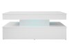 Salontafel Monfero (Wit + Glanzend wit)