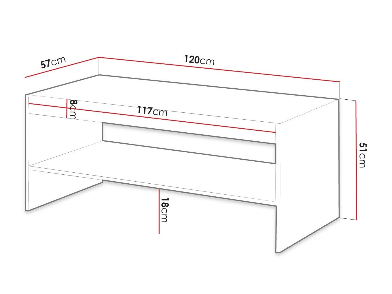 Sofabord Dicto (Sort)