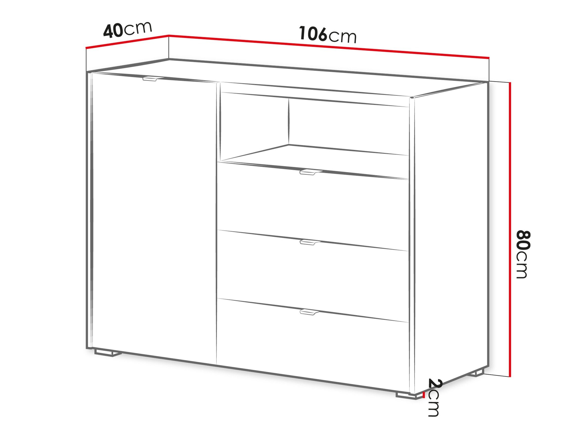 Kommode Comfivo Ordo