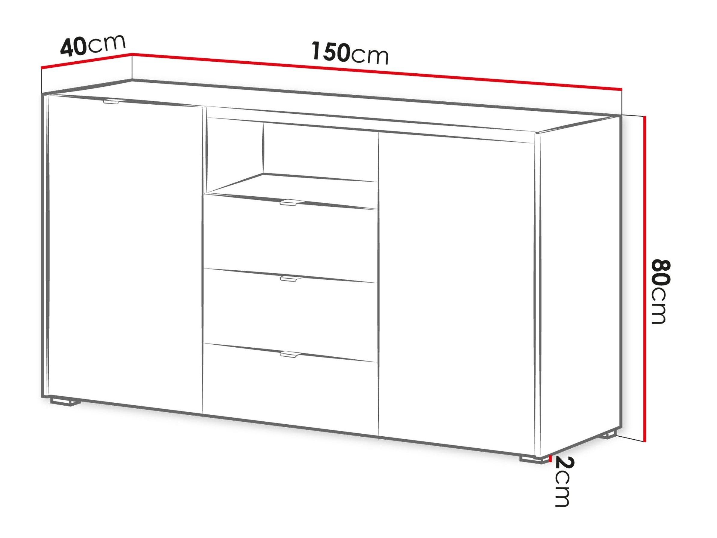 Kommode Comfivo Vomoro 101