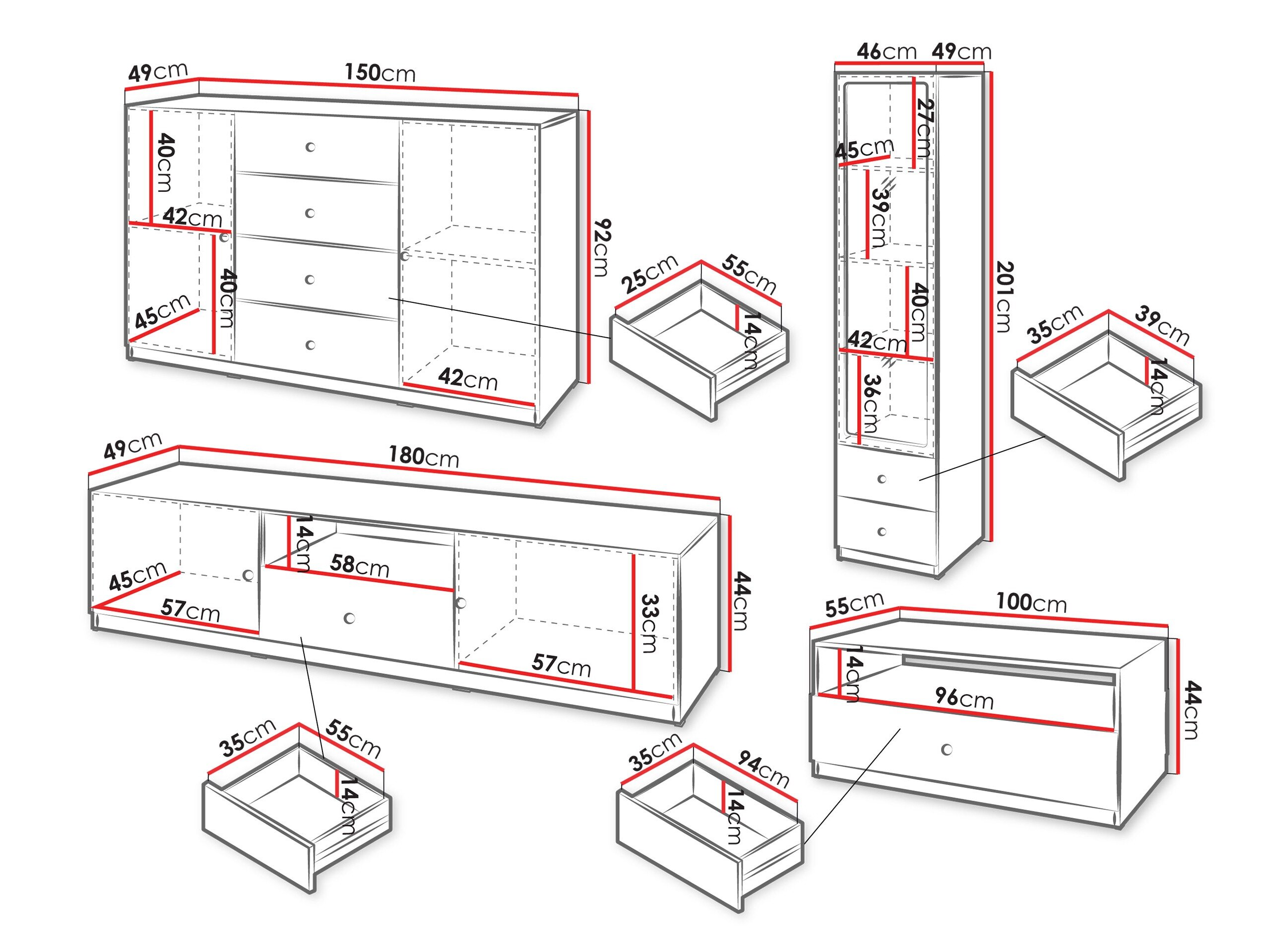Stuemøbelsæt Comfivo Lenitas