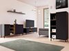 TV-meubel Veldome 102 (Zwart + Lichtbruin)