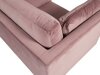Fauteuil Dallas 100 (Stoffig roze + Bruin)
