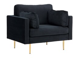 Fauteuil Dallas 100 (Zwart + Bruin)