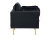 Fauteuil Dallas 100 (Zwart + Bruin)