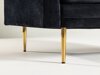 Fauteuil Dallas 100 (Zwart + Bruin)