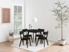 Scaun Norsica 319 (Stejar negru + Negru)