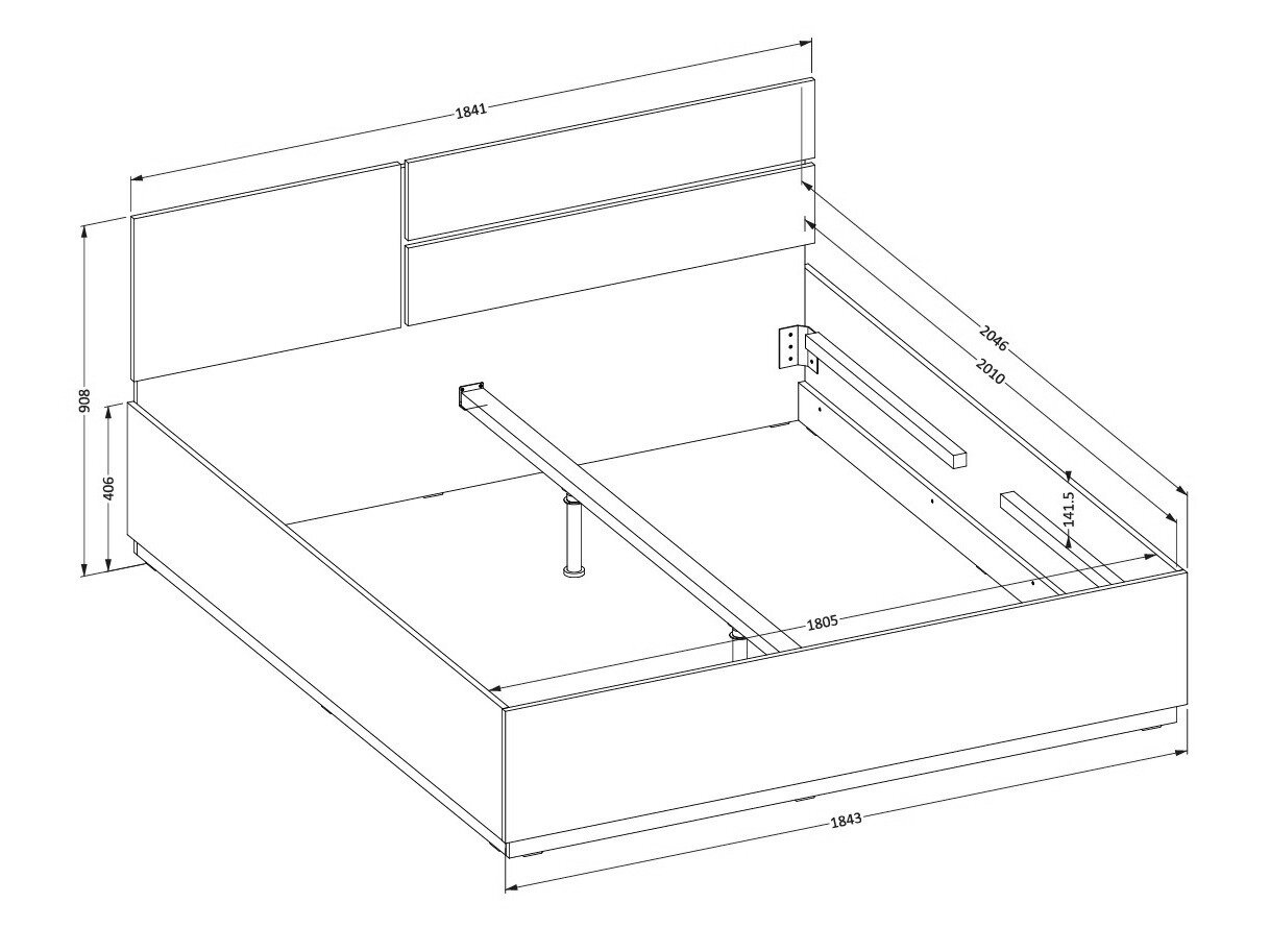 Seng Alfere 123 (Grøn)