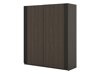 Riidekapp Austin 372 (Tume tamm + Must)