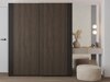 Riidekapp Austin 372 (Tume tamm + Must)