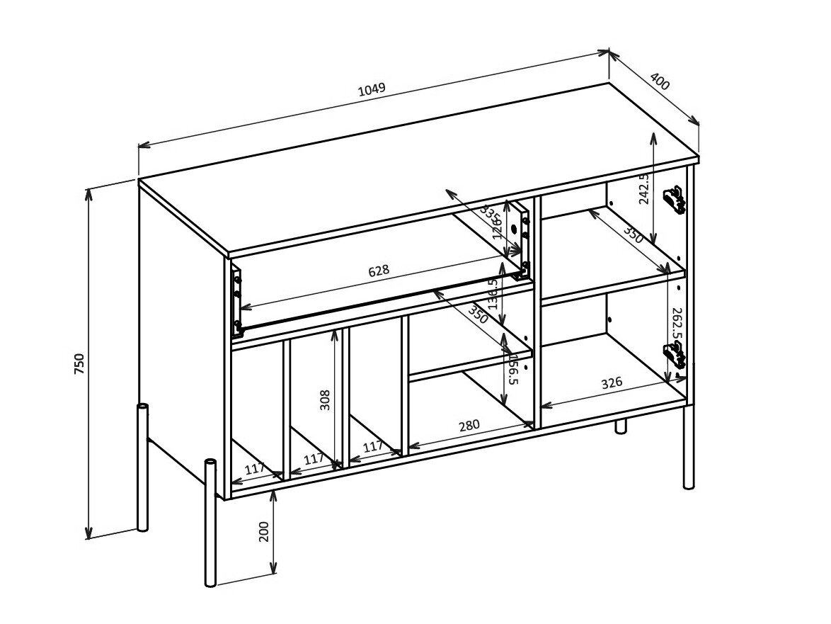 Kommode Levtenu 112 (Kashmir)