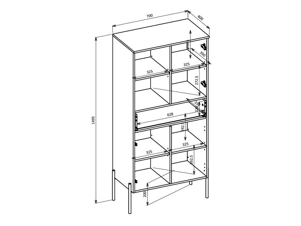 Reol Levtenu 110 (Egetræ + Kashmir)