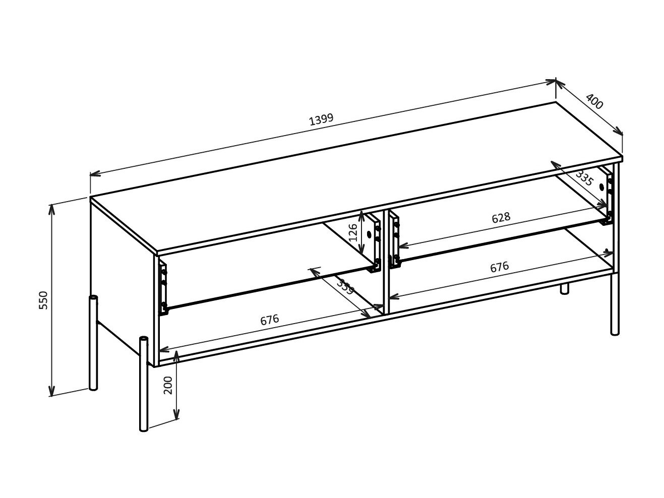 Stuemøbelsæt Levtenu 118 (Egetræ)