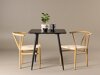 Eetkamerset Dallas 4920 (Beige + Lichtbruin)