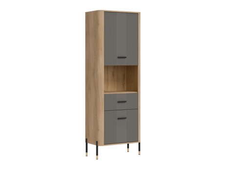 Boekenkast Flosora 131 (Grijs)