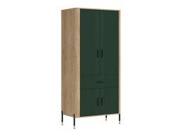 Kleiderschrank Flosora 133 (Grün)