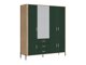 Garderobeskab Flosora 135 (Grøn)