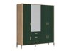 Garderobeskab Flosora 135 (Grøn)
