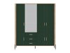 Garderobeskab Flosora 135 (Grøn)