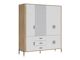 Riidekapp Flosora 135 (Valge)